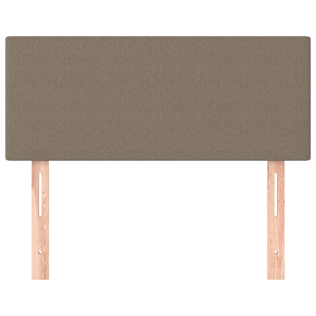 Tête de lit Taupe 100x5x78/88 cm Tissu - XIOS
