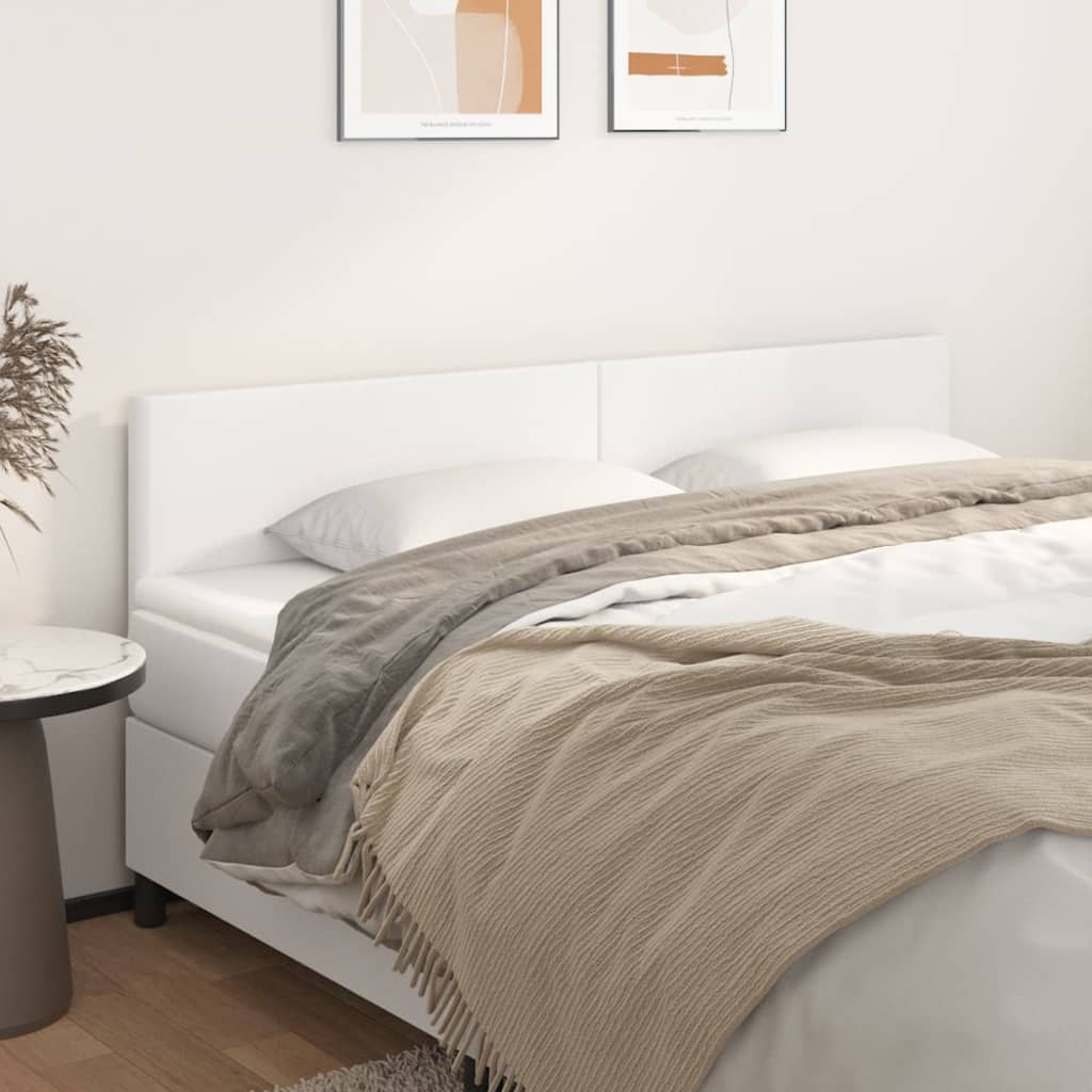 Têtes de lit Blanc 180x5x78/88 cm Similicuir - XIOS