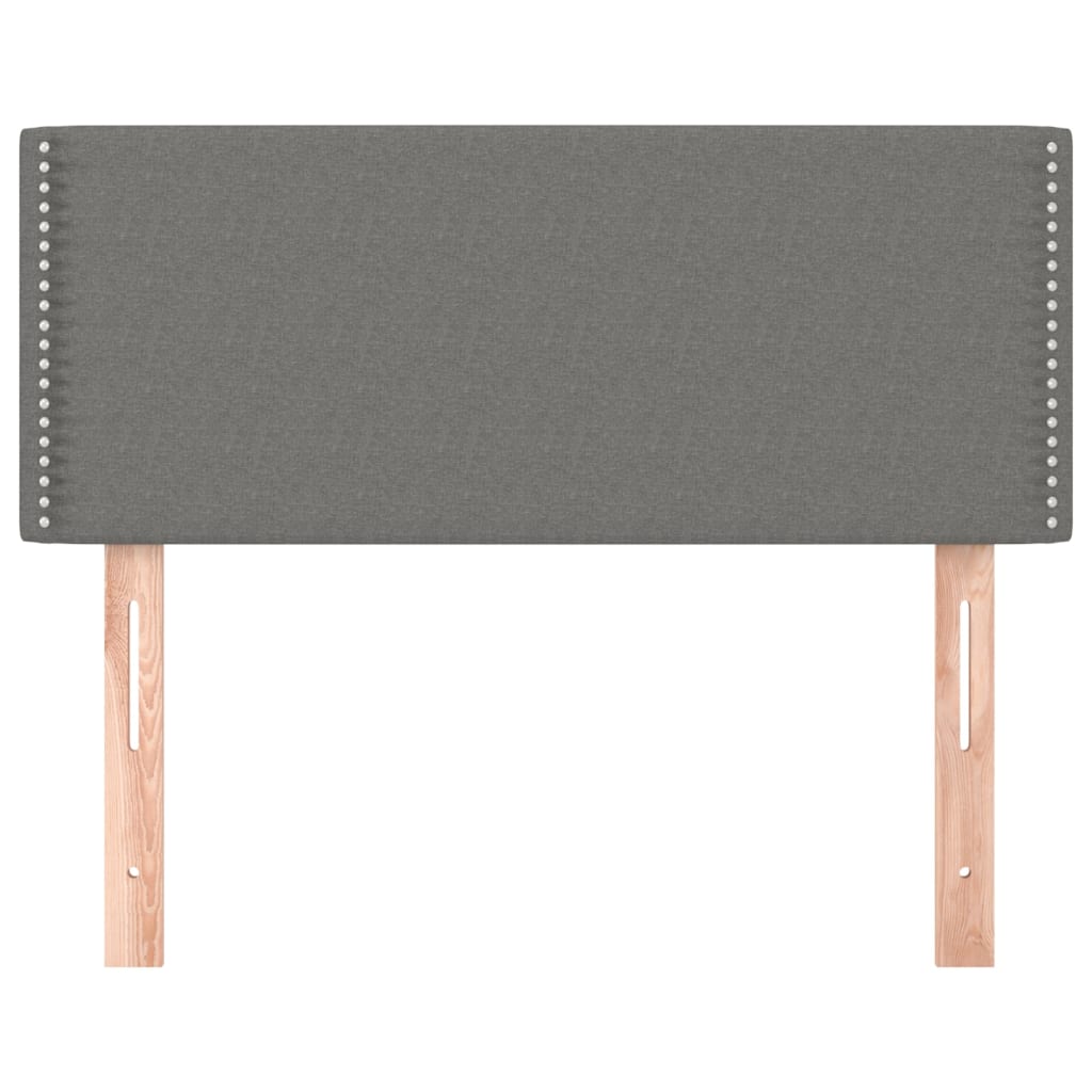 Tête de lit Gris foncé 90x5x78/88 cm Tissu - XIOS