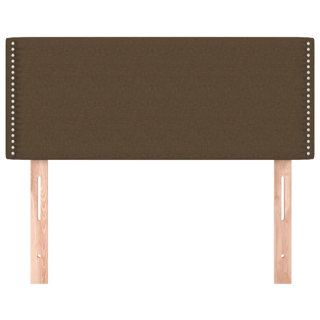 Tête de lit Marron Foncé 90x5x78/88 cm Tissu - XIOS