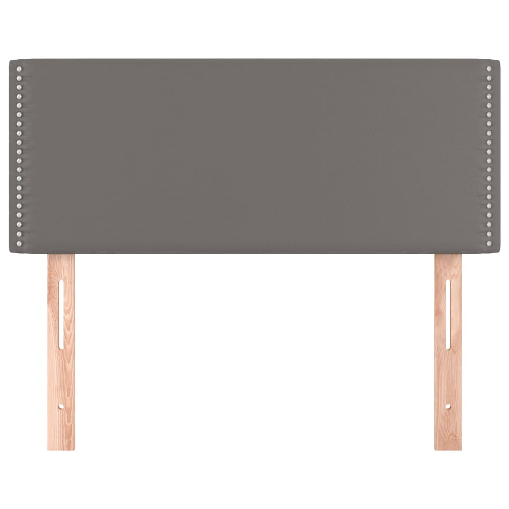 Tête de lit Gris 100x5x78/88 cm Similicuir - XIOS