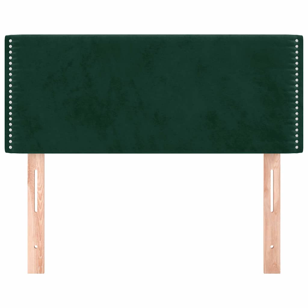 Tête de lit Vert foncé 100x5x78/88 cm Velours - XIOS