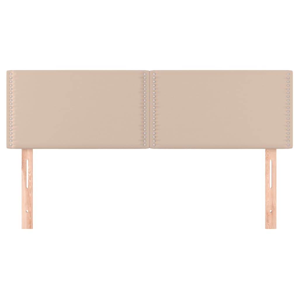Têtes de lit 2 pcs Cappuccino 72x5x78/88 cm Similicuir - XIOS