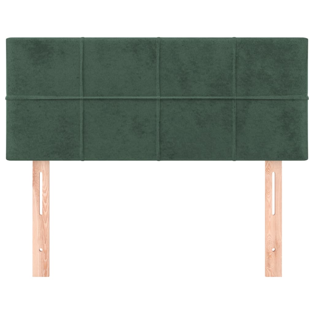 Tête de lit Vert foncé 80x5x78/88 cm Velours - XIOS