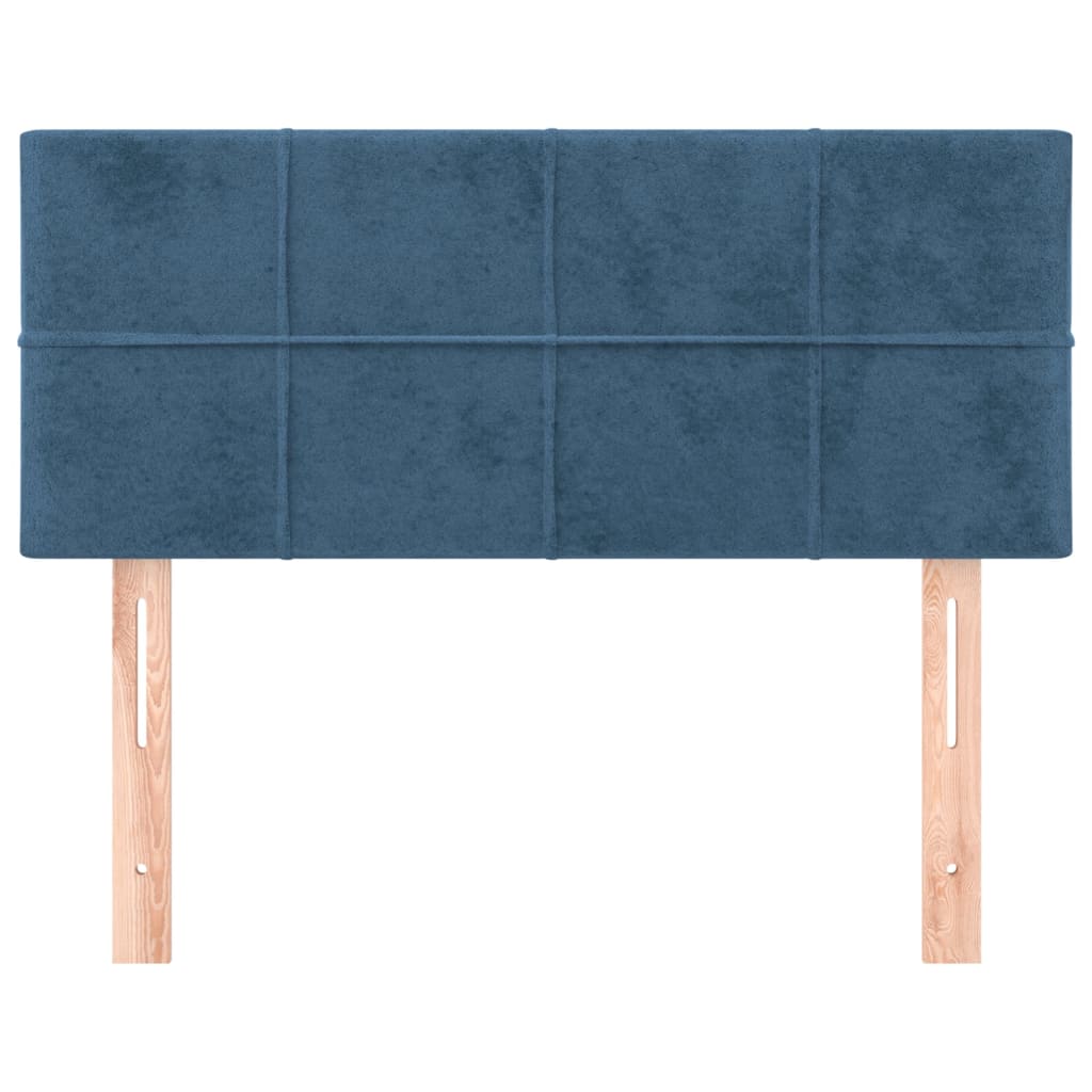 Tête de lit Bleu foncé 80x5x78/88 cm Velours - XIOS