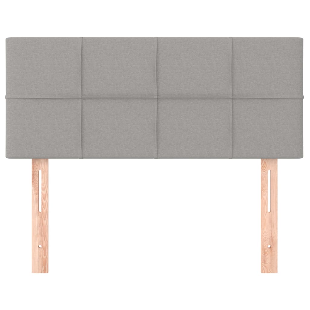 Tête de lit Gris clair 90x5x78/88 cm Tissu - XIOS