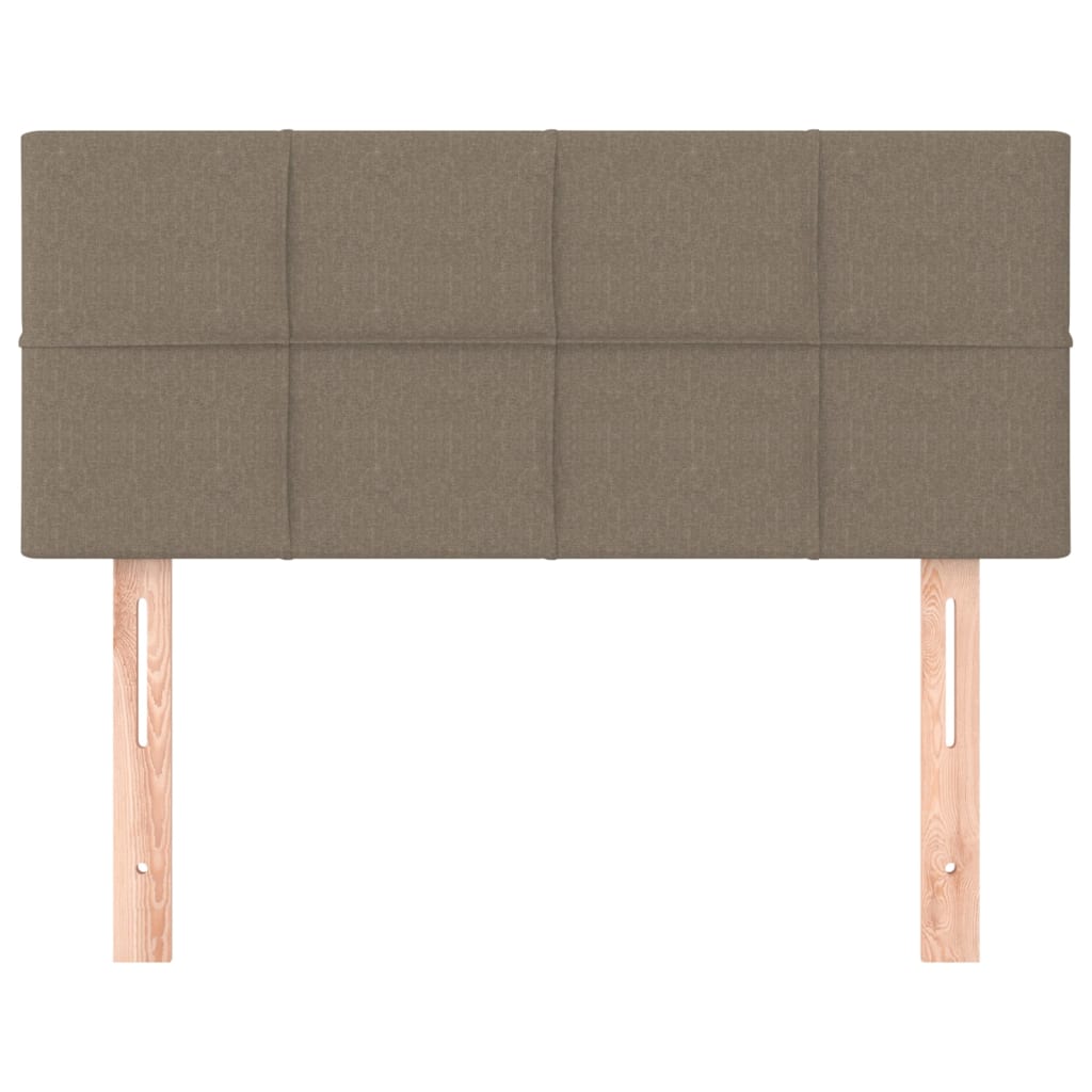 Tête de lit Taupe 100x5x78/88 cm Tissu - XIOS