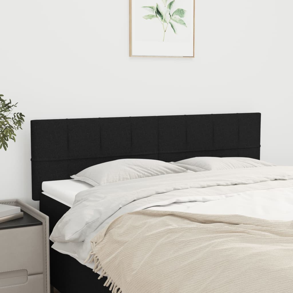 Têtes de lit Noir 144 x 5 x 78/88 cm Tissu - XIOS