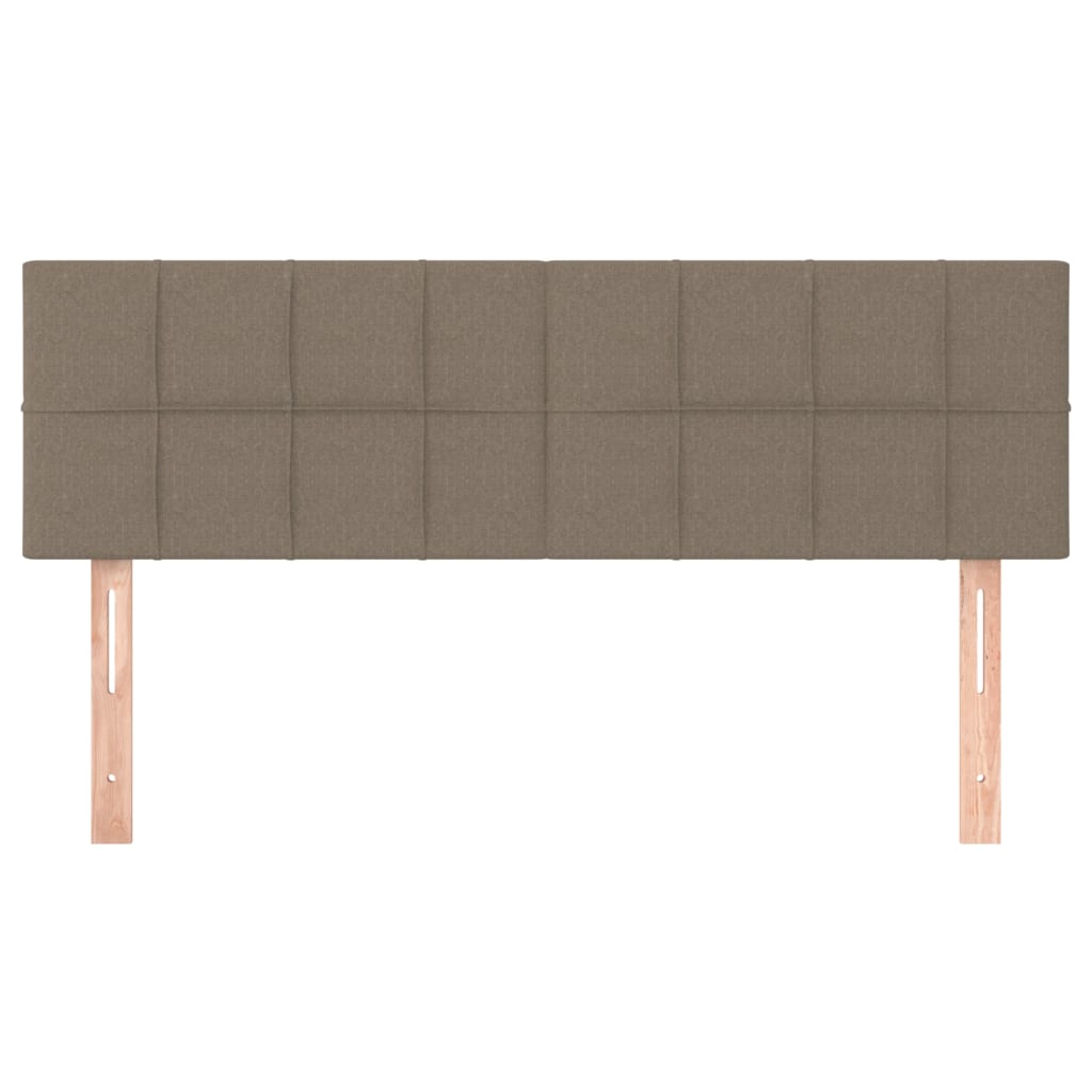 Têtes de lit 2 pcs Taupe 72x5x78/88 cm Tissu - XIOS