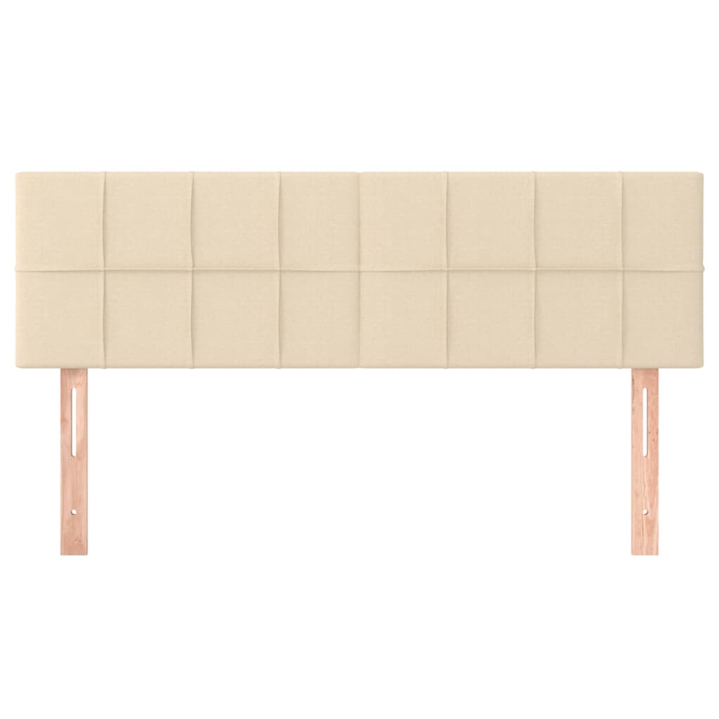 Têtes de lit Crème 144x5x78/88 cm Tissu - XIOS