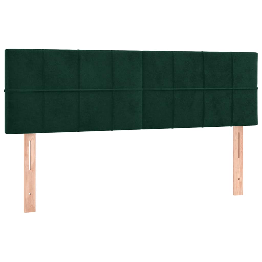 Têtes de lit Vert foncé 144x5x78/88 cm Velours - XIOS