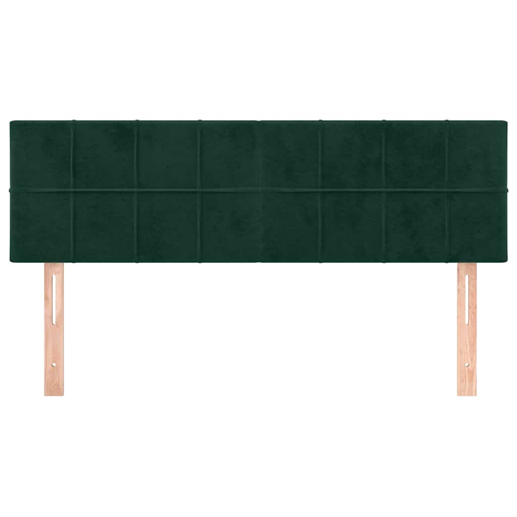 Têtes de lit Vert foncé 144x5x78/88 cm Velours - XIOS