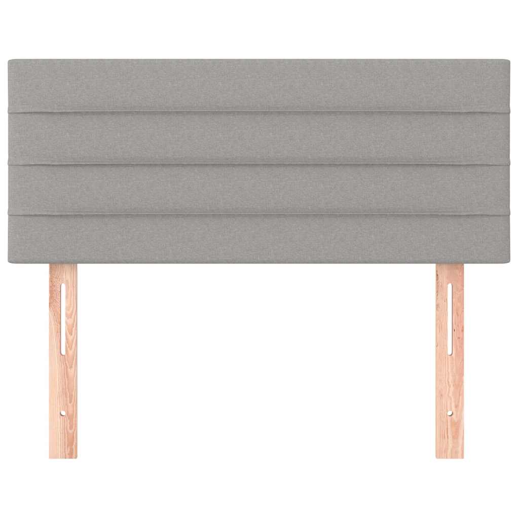 Tête de lit Gris clair 90x5x78/88 cm Tissu - XIOS