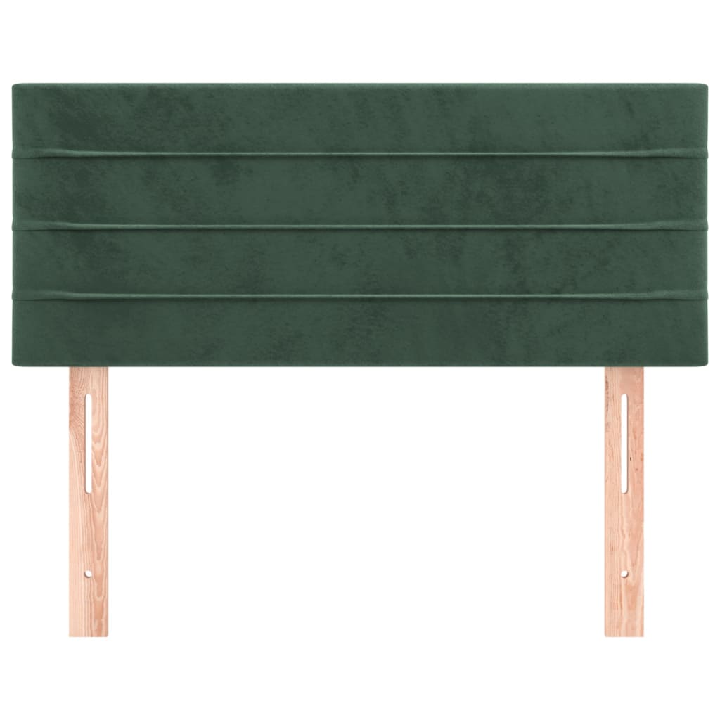 Tête de lit Vert foncé 90x5x78/88 cm Velours - XIOS