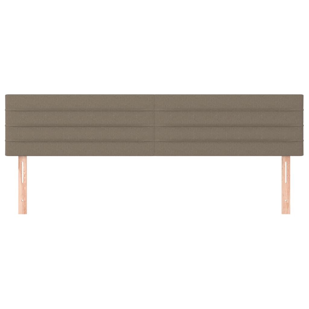 Têtes de lit Taupe 160x5x78/88 cm Tissu - XIOS
