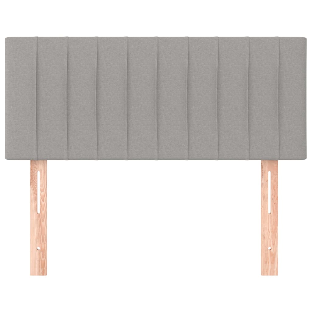 Tête de lit Gris clair 80x5x78/88 cm Tissu - XIOS