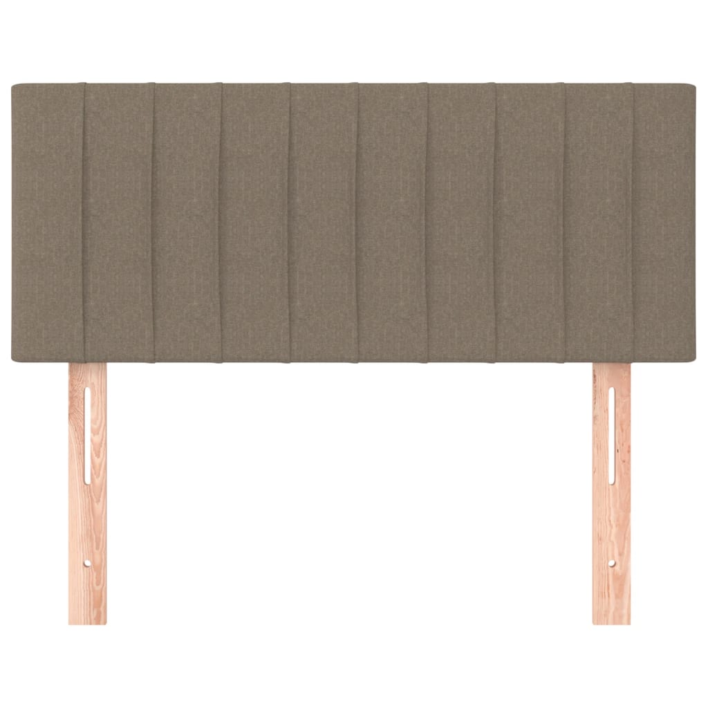 Tête de lit Taupe 100x5x78/88 cm Tissu - XIOS