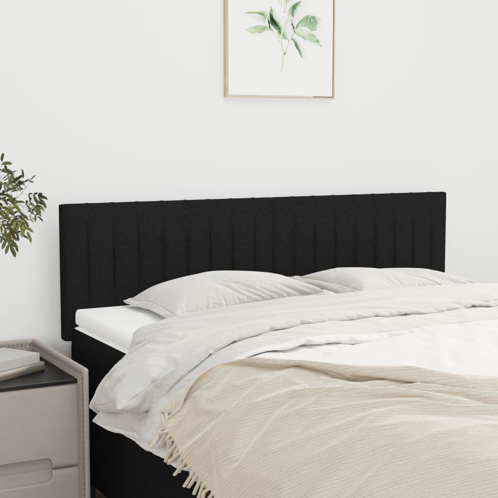 Têtes de lit Noir 144 x 5 x 78/88 cm Tissu - XIOS