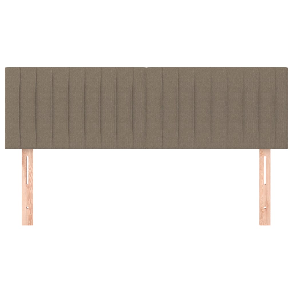 Têtes de lit 2 pcs Taupe 72x5x78/88 cm Tissu - XIOS