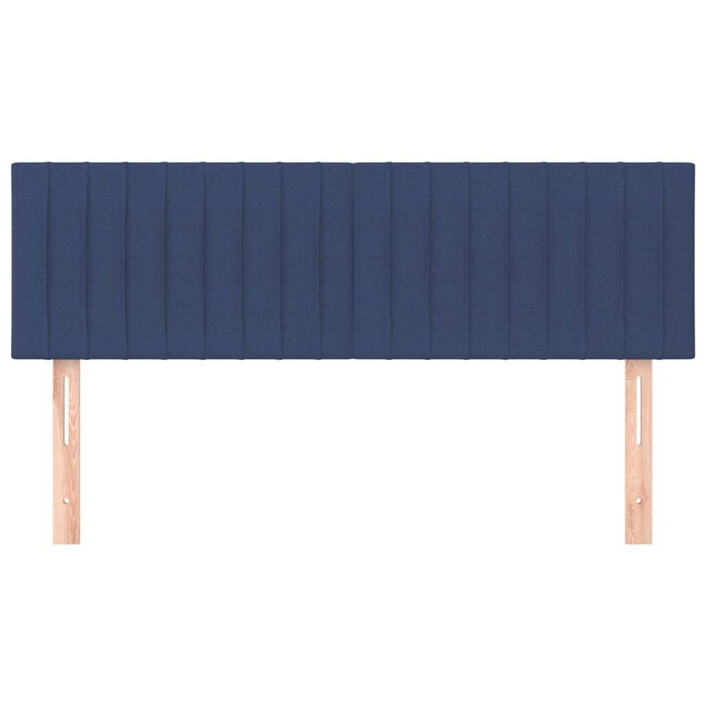 Têtes de lit 2 pcs Bleu 72x5x78/88 cm Tissu - XIOS