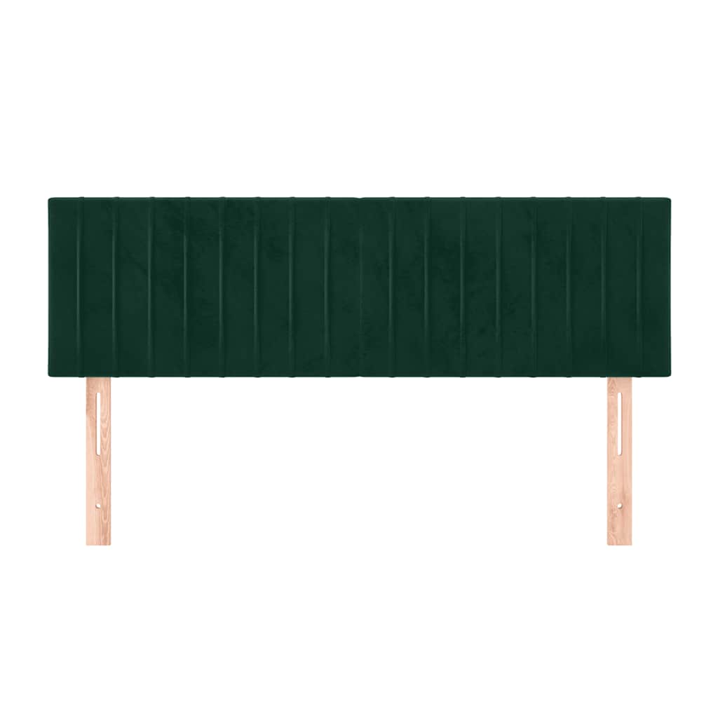 Têtes de lit Vert foncé 144x5x78/88 cm Velours - XIOS