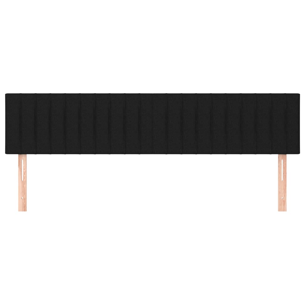 Têtes de lit Noir 180x5x78/88 cm Tissu - XIOS