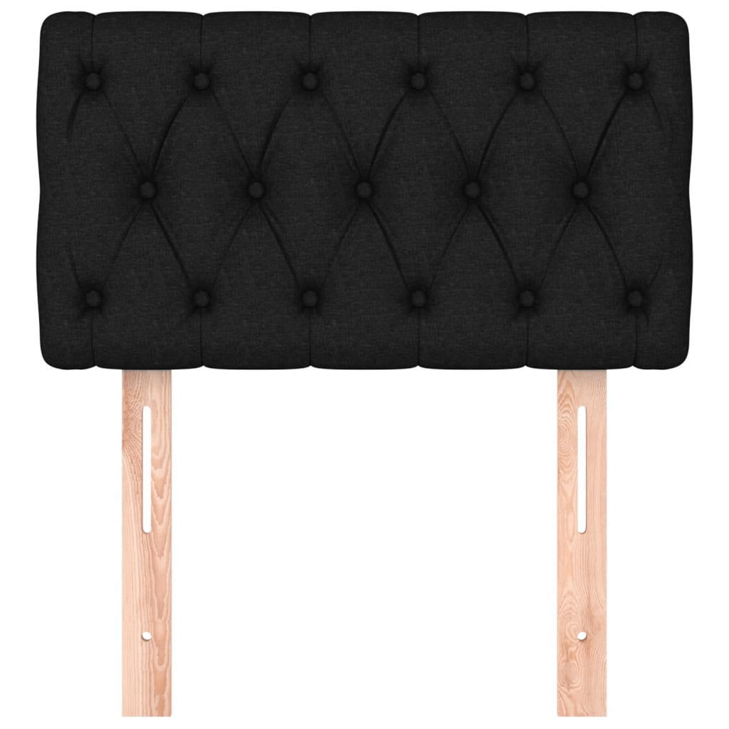 Tête de lit Noir 80x7x78/88 cm Tissu - XIOS