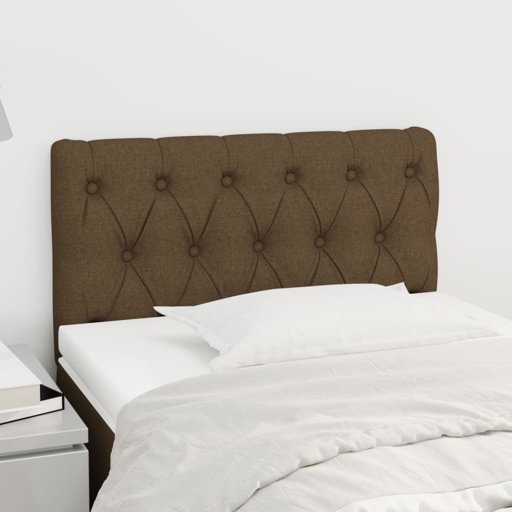 Tête de lit Marron Foncé 80x7x78/88 cm Tissu - XIOS