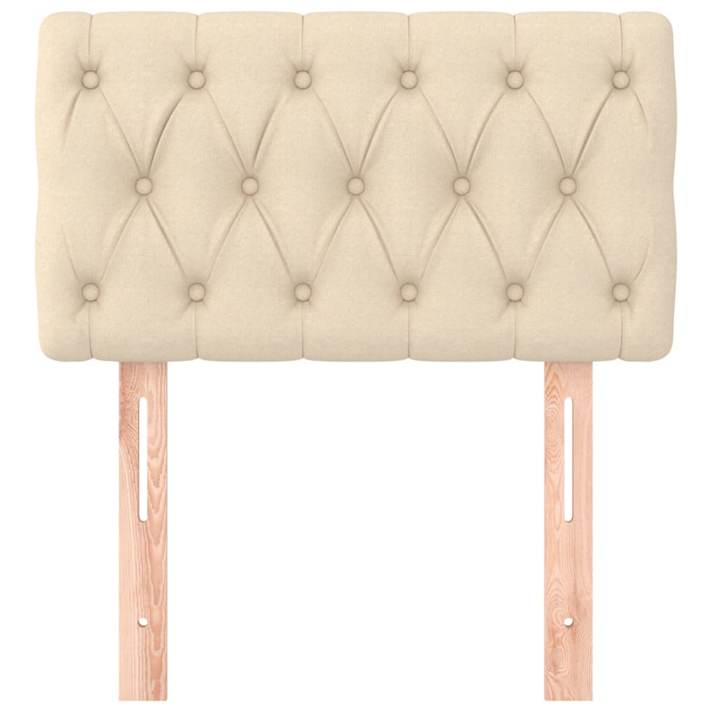 Tête de lit Crème 80x7x78/88 cm Tissu - XIOS