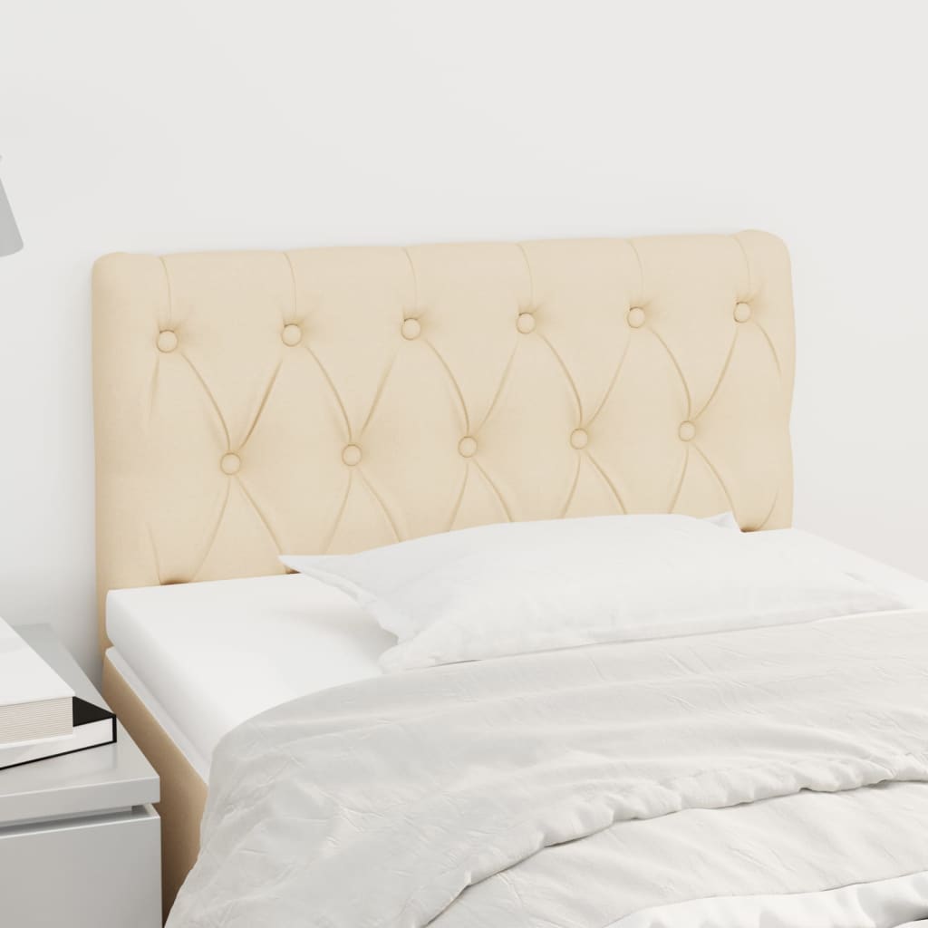 Tête de lit Crème 80x7x78/88 cm Tissu - XIOS
