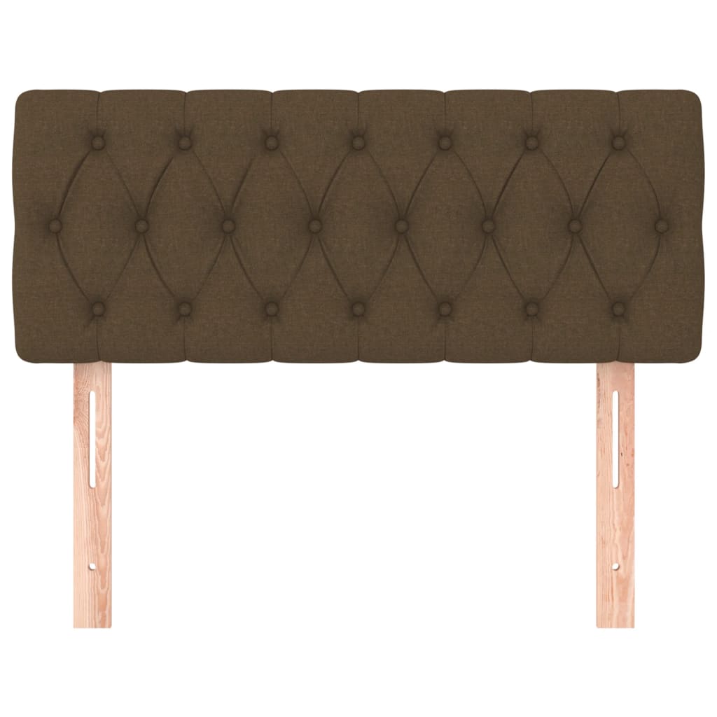 Tête de lit Marron Foncé 90x7x78/88 cm Tissu - XIOS
