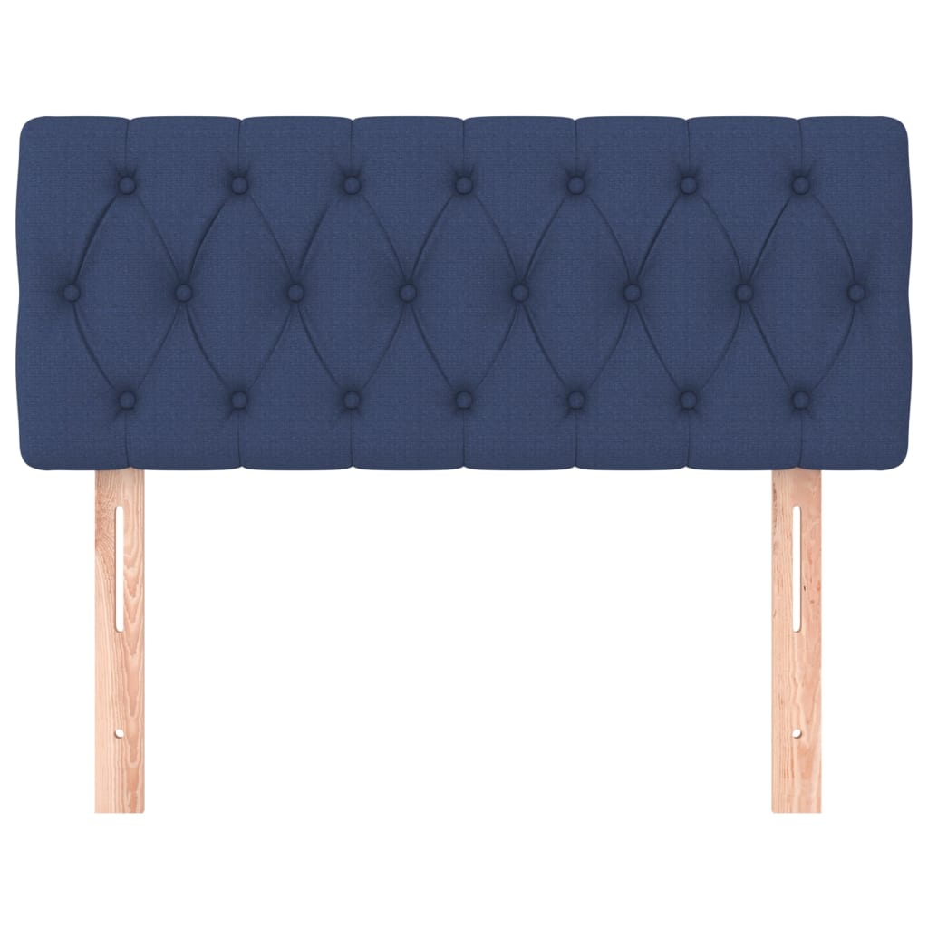 Tête de lit Bleu 90x7x78/88 cm Tissu - XIOS