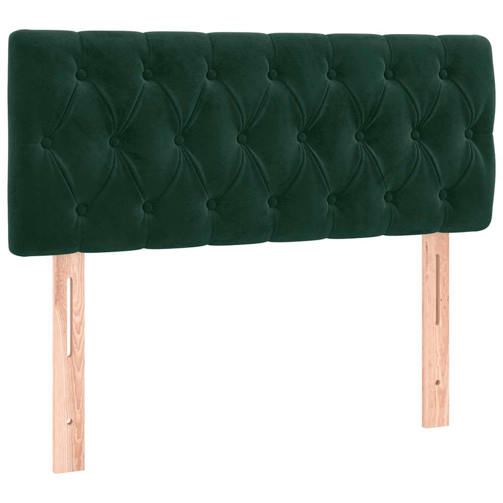 Tête de lit Vert foncé 90x7x78/88 cm Velours - XIOS