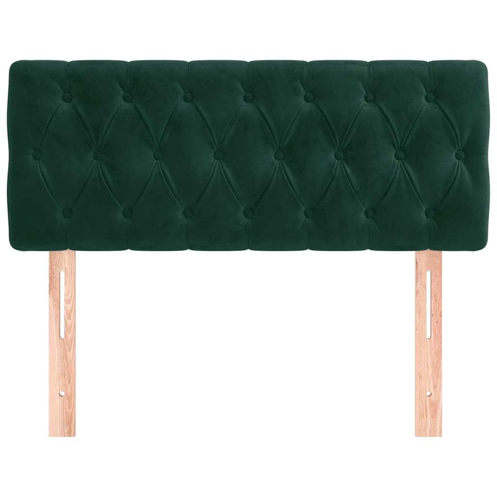 Tête de lit Vert foncé 90x7x78/88 cm Velours - XIOS