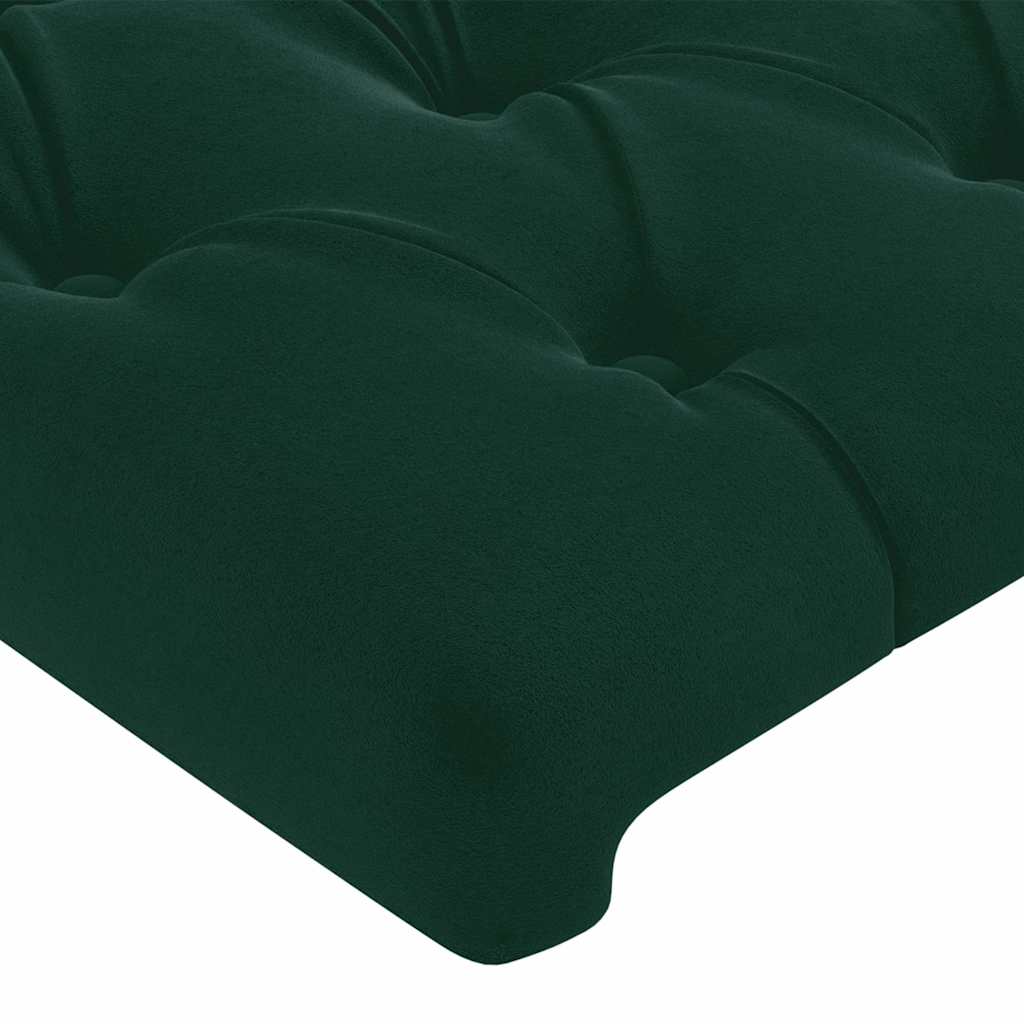 Tête de lit Vert foncé 90x7x78/88 cm Velours - XIOS