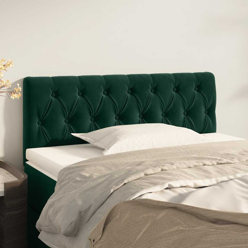 Tête de lit Vert foncé 90x7x78/88 cm Velours - XIOS