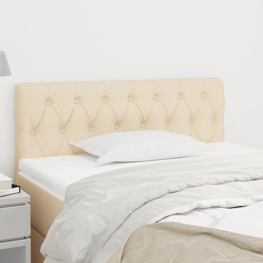 Tête de lit Crème 100x7x78/88 cm Tissu - XIOS