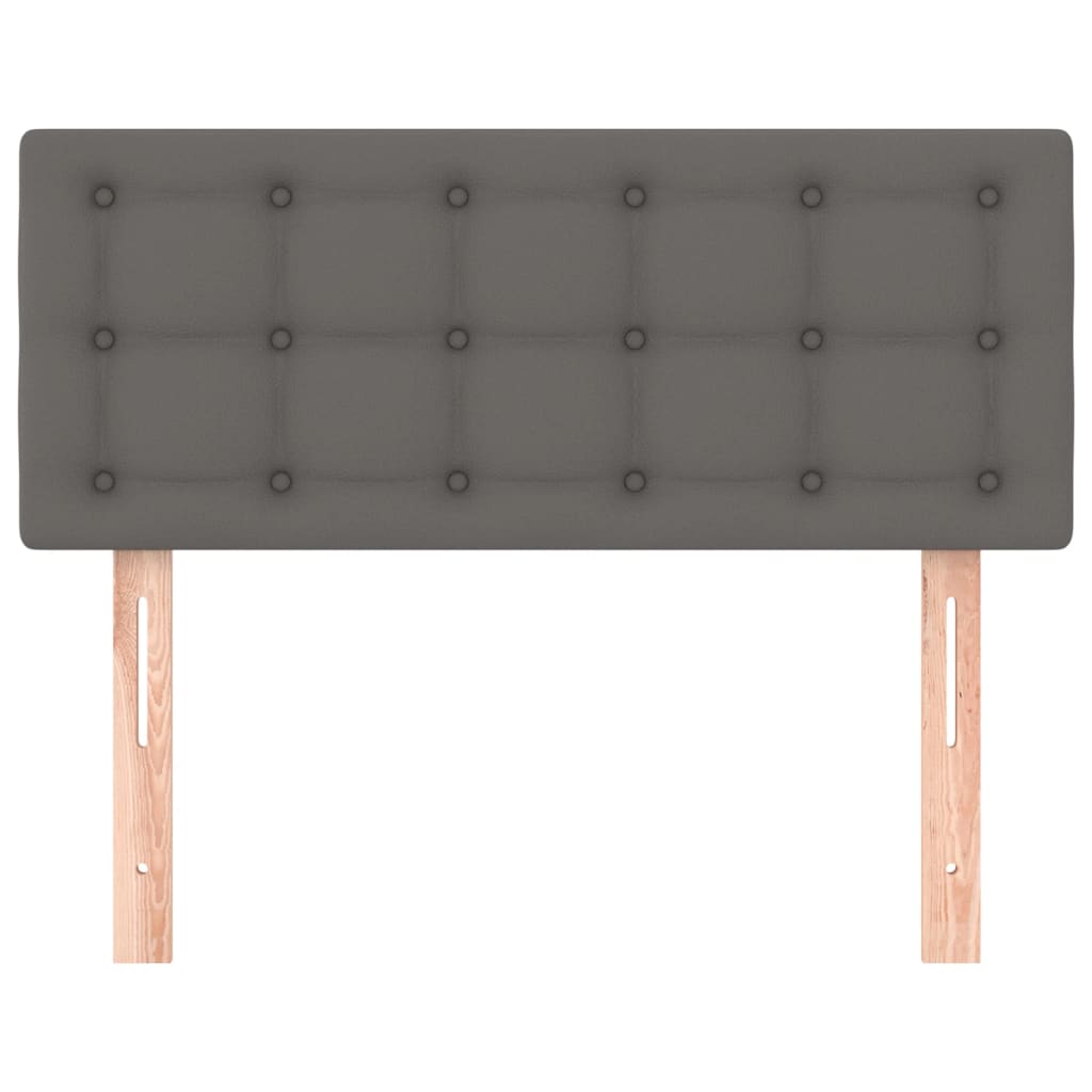 Tête de lit Gris 80x5x78/88 cm Similicuir - XIOS