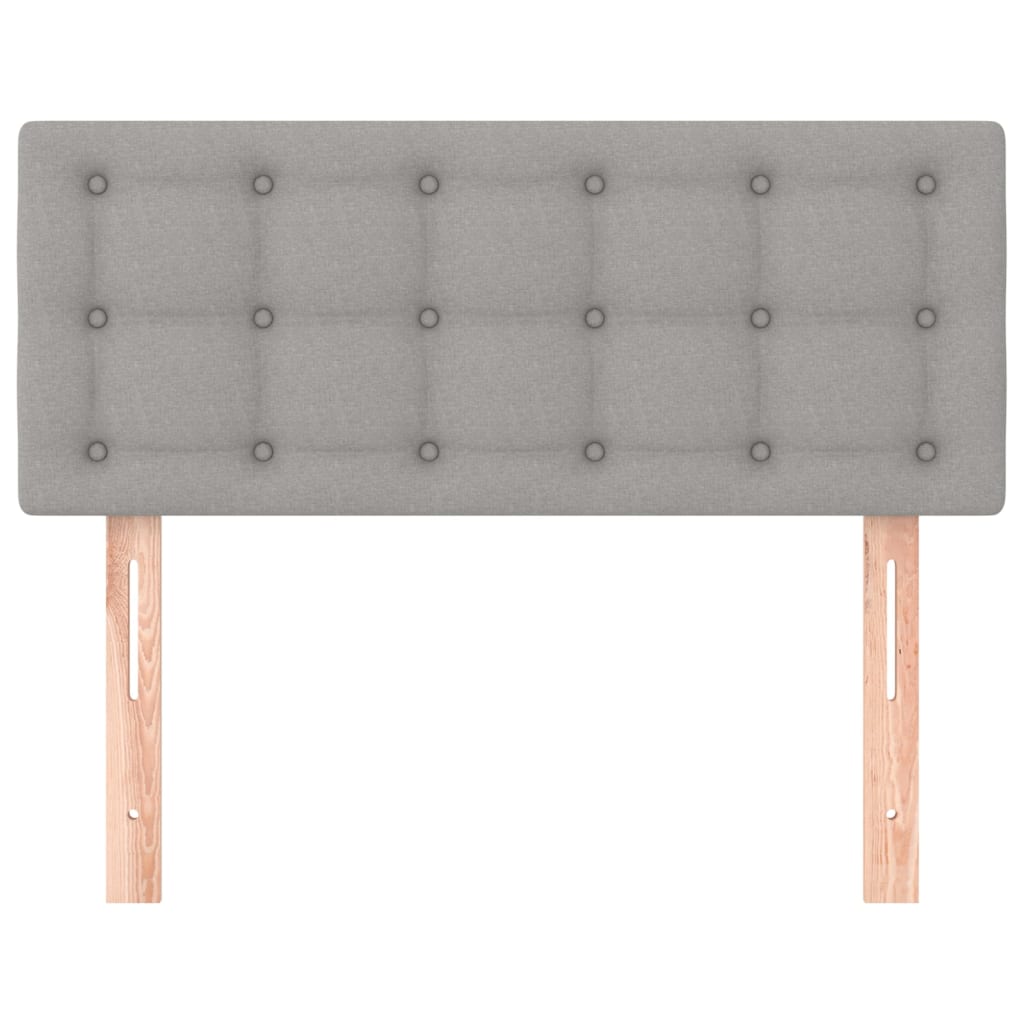 Tête de lit Gris clair 90x5x78/88 cm Tissu - XIOS