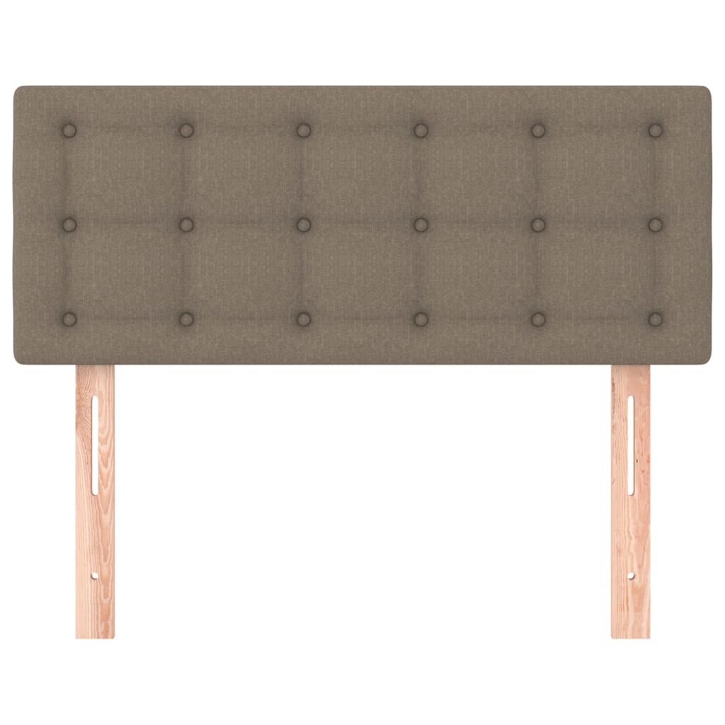 Tête de lit Taupe 90x5x78/88 cm Tissu - XIOS