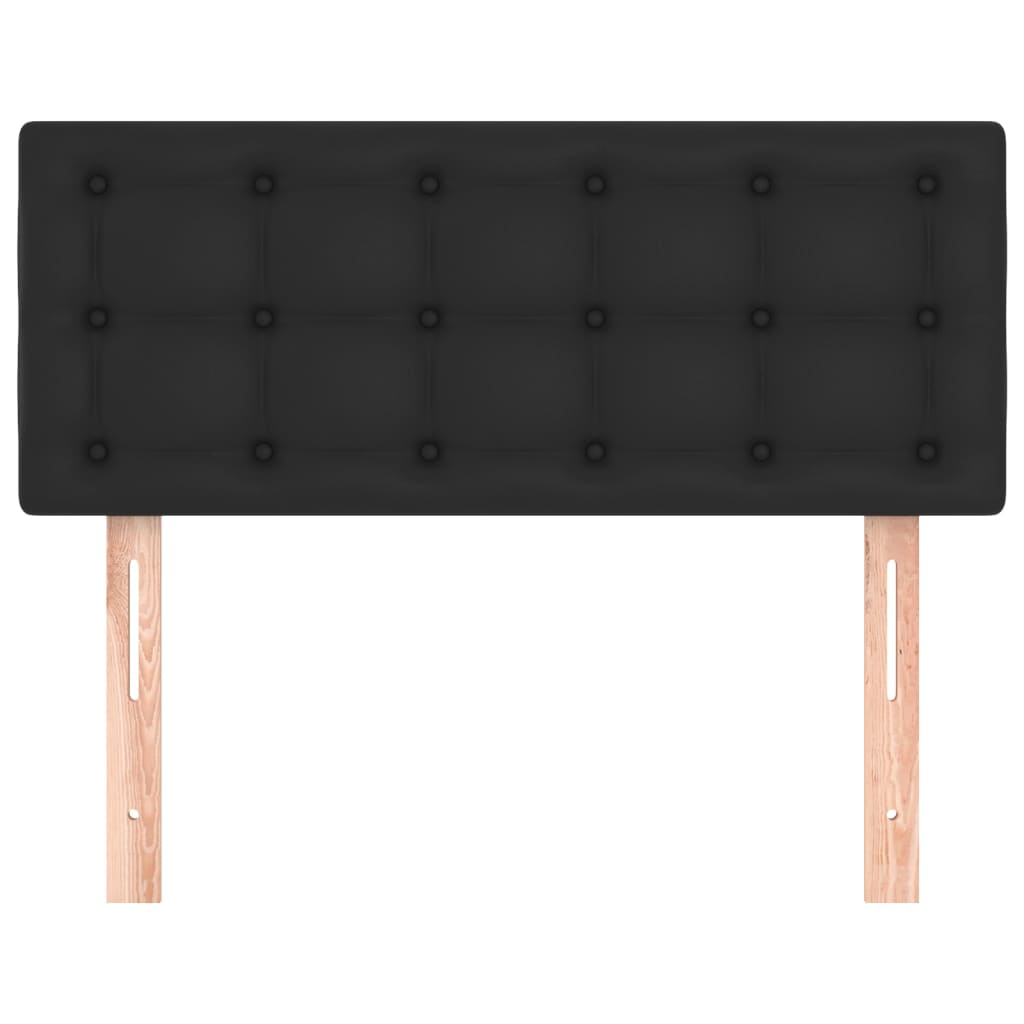 Tête de lit Noir 90x5x78/88 cm Similicuir - XIOS