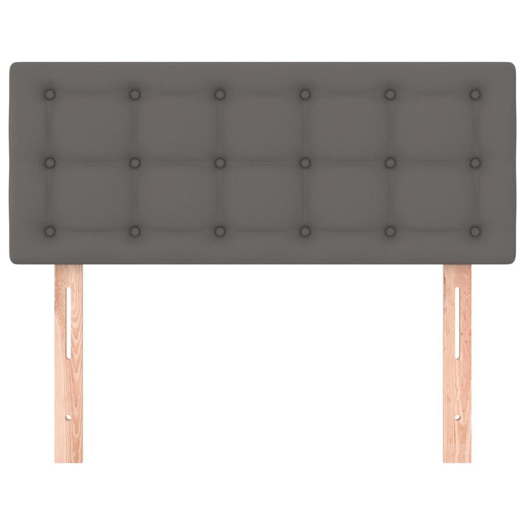 Tête de lit Gris 90x5x78/88 cm Similicuir - XIOS