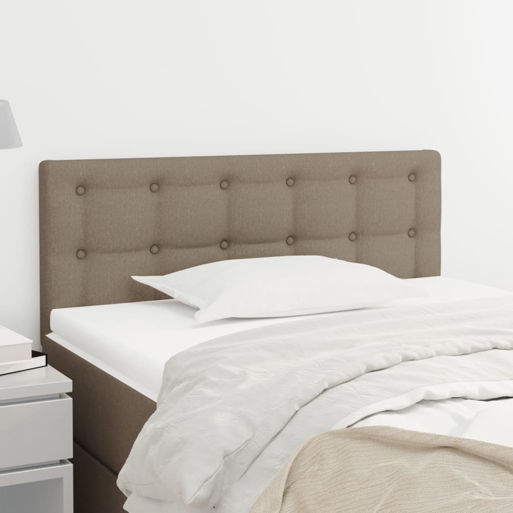 Tête de lit Taupe 100x5x78/88 cm Tissu - XIOS