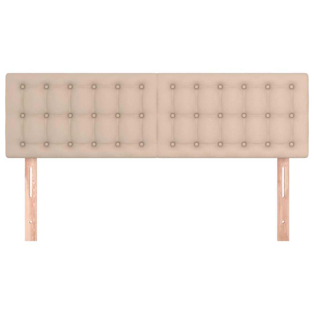 Têtes de lit 2 pcs Cappuccino 72x5x78/88 cm Similicuir - XIOS