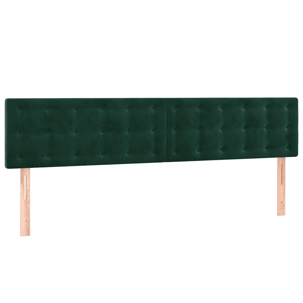 Têtes de lit Vert foncé 160x5x78/88 cm Velours - XIOS