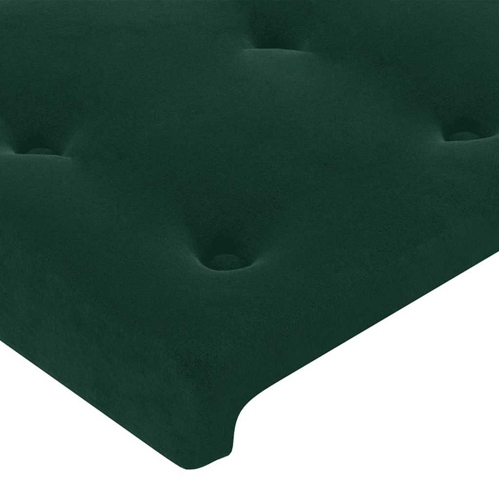 Têtes de lit Vert foncé 160x5x78/88 cm Velours - XIOS
