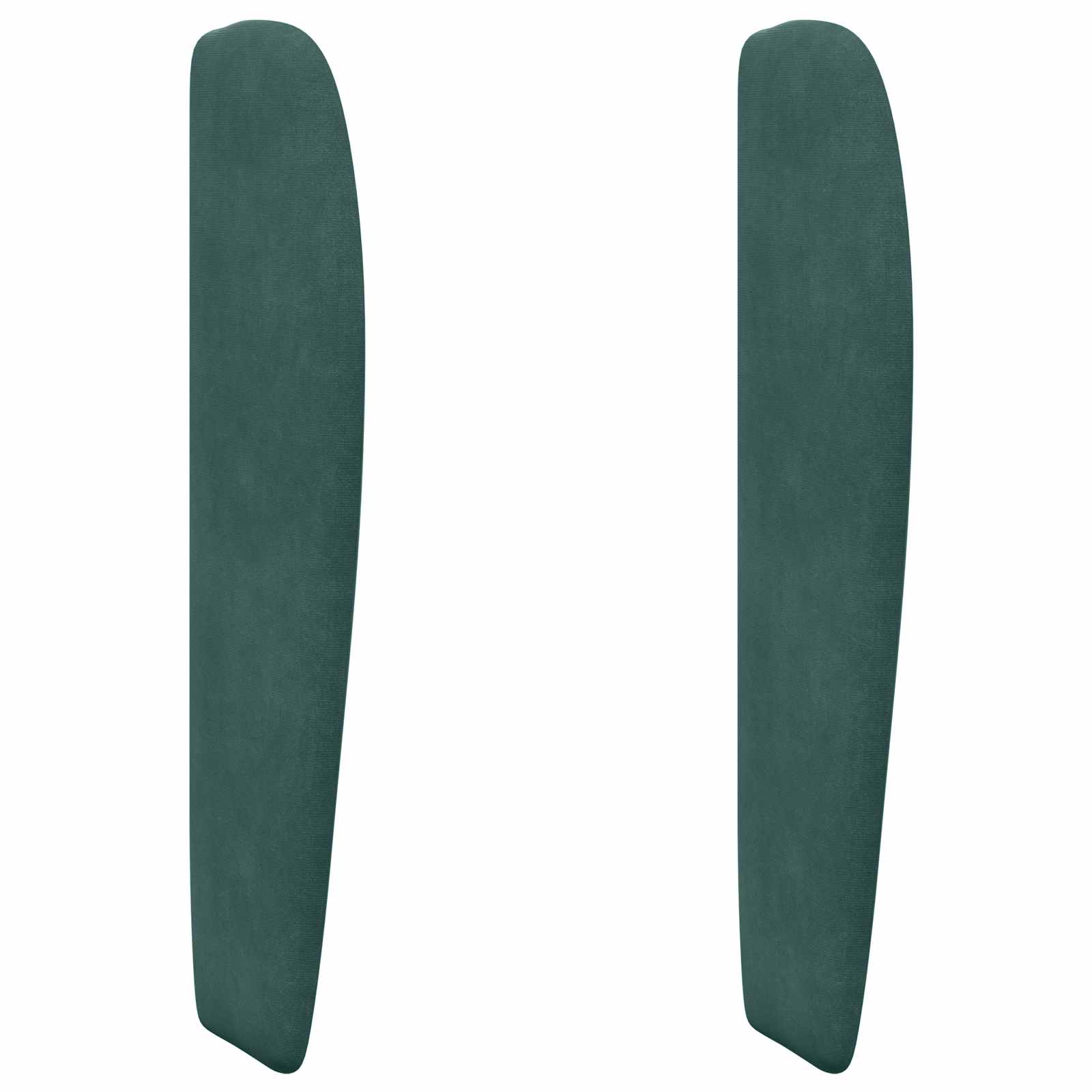 Oreille de tête de lit Vert 80 x 23 x 6 cm Velours