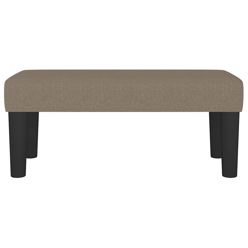 Banc Taupe 70x30x30 cm Tissu - XIOS