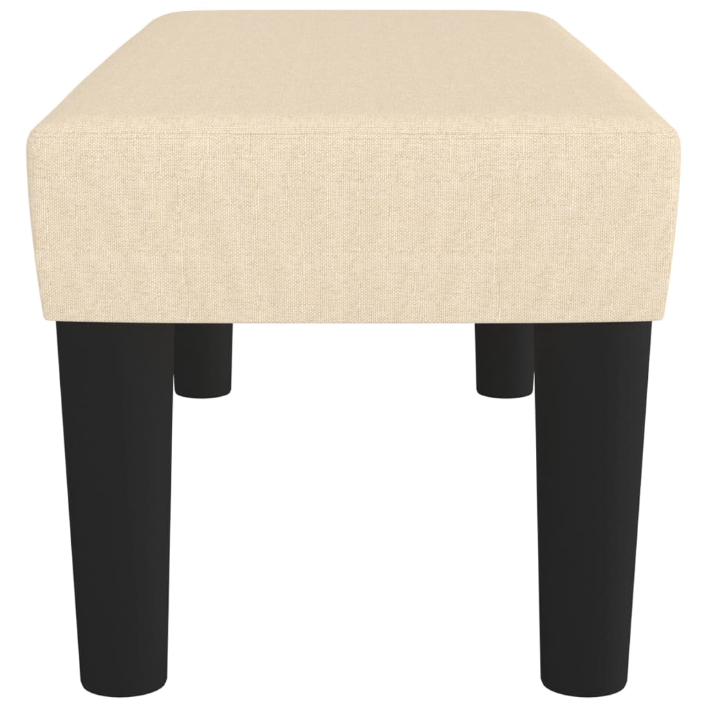 Banc Crème 70x30x30 cm Tissu - XIOS