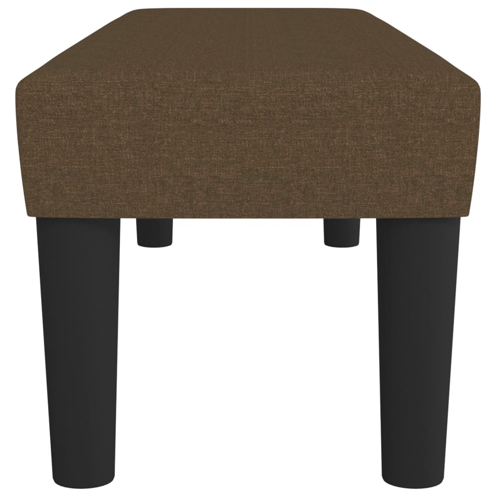 Banc Marron foncé 100x30x30 cm Tissu - XIOS